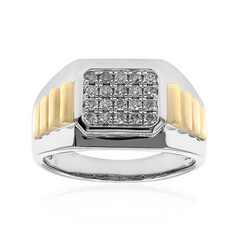 Anillo de hombre en oro con Diamante I1 (H)  (CIRARI)