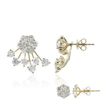 Pendientes en oro con Diamante I1 (H)  (CIRARI)