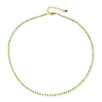 Collar en plata con Diópsido de Rusia