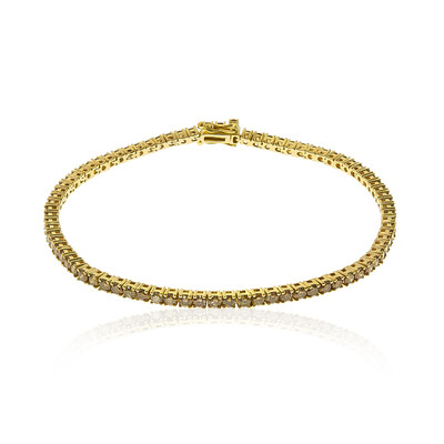 Brazalete en oro con Diamante champán SI2