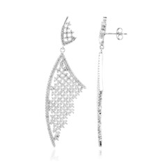 Pendientes en plata con Zircón