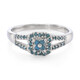 Anillo en plata con Diamante fantasía