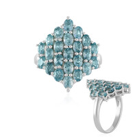 Anillo en plata con Zircón de Ratanak Kirí