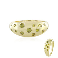 Anillo en oro con Diamante amarillo I2 (de Melo)