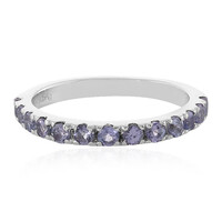 Anillo en plata con Tanzanita