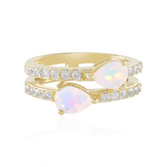 Anillo en plata con Ópalo de Welo (Adela Silber)