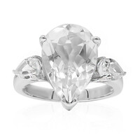 Anillo en plata con Cuarzo blanco
