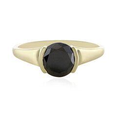 Anillo en oro con Diamante negro