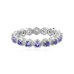 Anillo en plata con Tanzanita