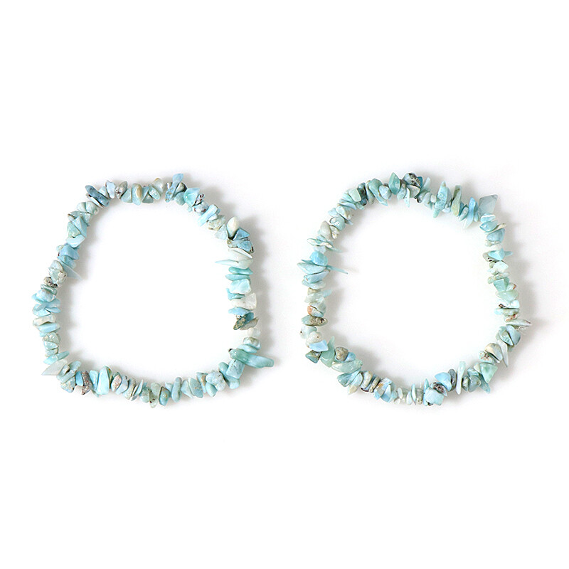 Hermoso colgante Larimar azul océano 925 plata de ley, piedra preciosa curativa Joyas de piedras