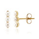 Pendientes en plata con Perla blanca Freshwater