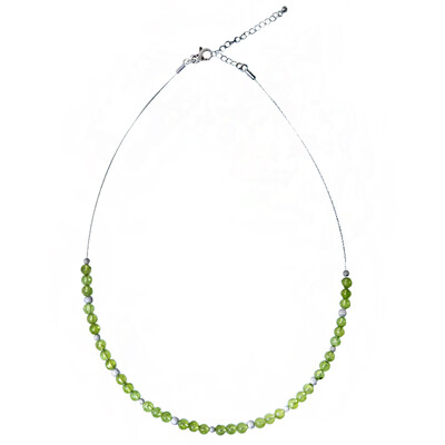 Collar en plata con Peridoto
