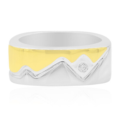Anillo en plata con Diamante I1 (G) (Annette)