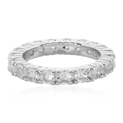 Anillo en plata con Cuarzo blanco