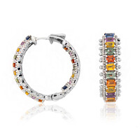 Pendientes en plata con Zafiro (Dallas Prince Designs)