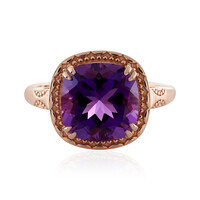 Anillo en plata con Amatista de Marruecos