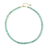 Collar en plata con Fluorita verde