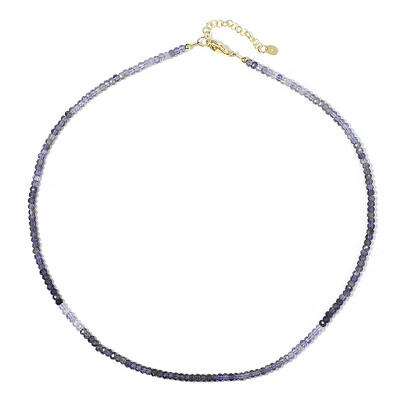 Collar en plata con Iolita
