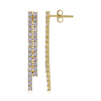 Pendientes en plata con Tanzanita