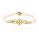 Brazalete en plata con Perla blanca Freshwater