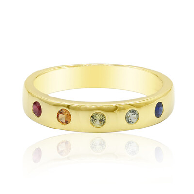 Anillo en plata con Rubí