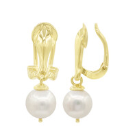 Clip de oreja en plata con Perla Freshwater (TPC)
