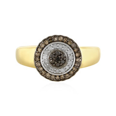 Anillo en plata con Diamante champán I4
