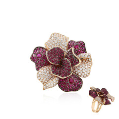 Anillo en oro con Rubí de Birmania (Estée Collection)