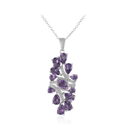 Collar en plata con Amatista