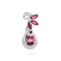 Colgante en oro con Turmalina rosa