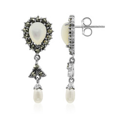 Pendientes en plata con Nácar