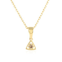 Collar en plata con Diamante I3 champán