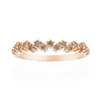 Anillo en oro con Diamante rosa de Francia de Argyle SI1