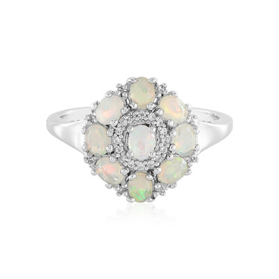 Anillo en plata con Ópalo de Welo