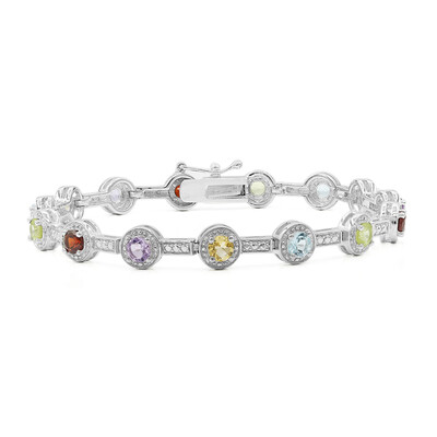 Brazalete en plata con Peridoto