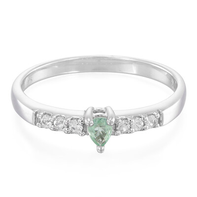 Anillo en plata con Turmalina Paraíba