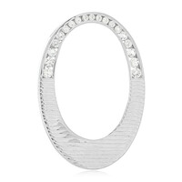Colgante en plata con Topacio blanco