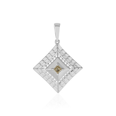Colgante en oro con Diamante champán I2 (Ornaments by de Melo)