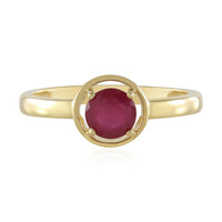Anillo en plata con Rubí de Madagascar