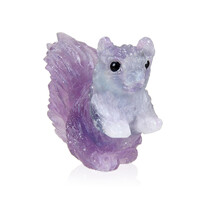 Figura con Fluorita multicolor