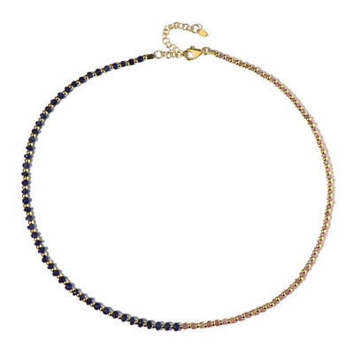 Collar en plata con Zafiro azul