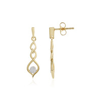 Pendientes en plata con Diamante I2 (J)
