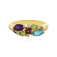 Anillo en plata con Amatista
