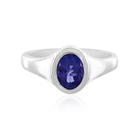 Anillo en plata con Tanzanita