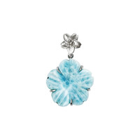 Colgante en plata con Larimar