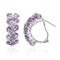 Pendientes en plata con Amatista
