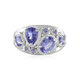 Anillo en plata con Tanzanita