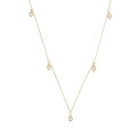 Collar en oro con Diamante FL (G) (de Melo)