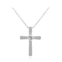 Collar en plata con Topacio blanco