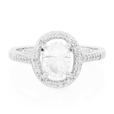 Anillo en plata con Petalita